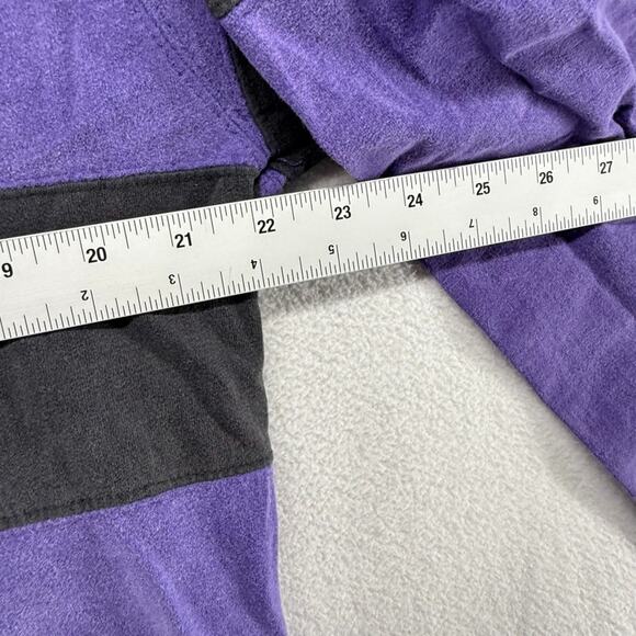 vintage Kansas State Rugby Shirt Men's Medium Purple Faded Spellout Logo 90s - Picture 6 of 10